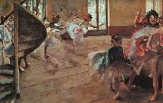 Edgar Degas The Rehearsal oil painting artist